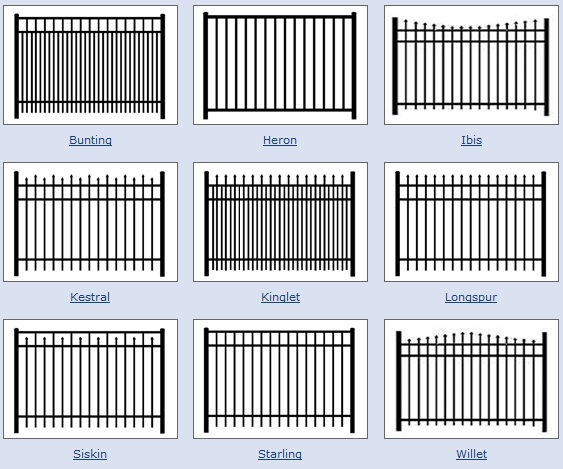 OnGuard Aluminum Fence Styles