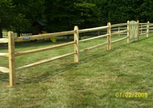 split rail fence 